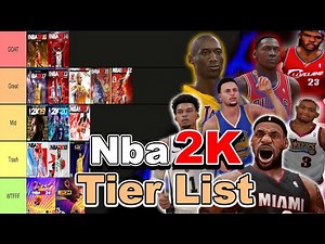 THE ULTIMATE NBA 2K TIER LIST! (2K10 -2K24)