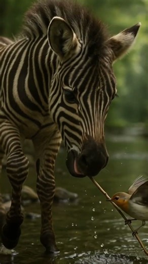 Last Twist Will Make You Cry | Zebra Rescue Story Hindi #ai #tepukkartu #reelschallenge #talwiinder