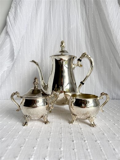 Vintage A1 Silver Plated Tea Set — Elegant Classic, 3 Pieces - Etsy