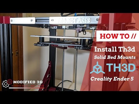 Th3d Solid Bed Mount Install | Creality Ender 5 / Ender 5 Pro