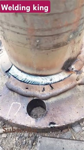 ARC WELDING: Watch The Molten Pool Flow! * Sparks Fly! Laying Down a Perfect Weld Bead
