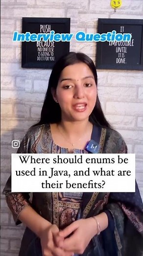 Where should enums be used in Java, and what are their benefits?