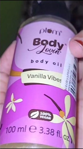 plum body oil vanilla vibes #unboxing #myntrafinds #plumbodylovin #onlineshopping