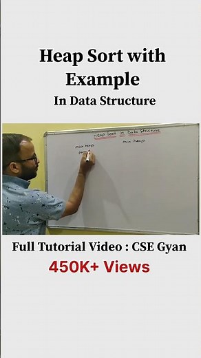 🔥 Learn Heap Sort in Data Structure with an easy example!