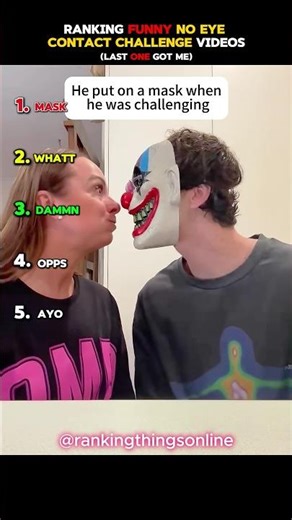 ranking funny no eye contact challenge #funny #explorepage #rankings #comedy #fyp