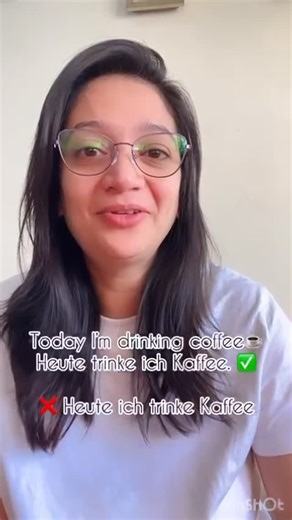 German Simplified on Instagram: "German sentence structure made easy 🇩🇪☕️ Same words, different order — but the verb always stays in position 2. Perfect for students & professionals in India learning German for exams, study abroad, or work in Germany ✨ Save this for your next study session. #LearnGermanInIndia #GermanTeacherIndia #GermanClassesIndia #GermanForBeginners #DeutschLernen #StudyAbroadGermany #GoetheExam #IndianStudents #EducationIndia #LanguageLearning #GermanWithCoffee #SundayLear