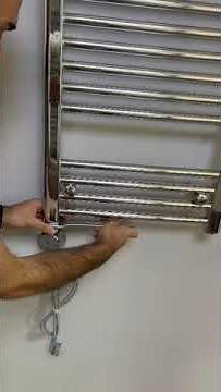 how to install heating elements to towel rail