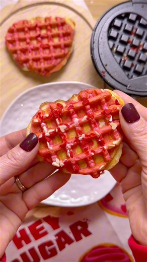 📌Save this for Valentine’s Day breakfast inspo! Your kids will love these pink heart waffles 🧇 🩷 If you’d like the waffle maker 🔗 just type SEND below 👇 https://walmrt.us/4aEAkDv #valentinesday #valentinesdaybreakfast #heartwaffles #dashwafflemaker | Steph Gigliotti Real Life Recipes