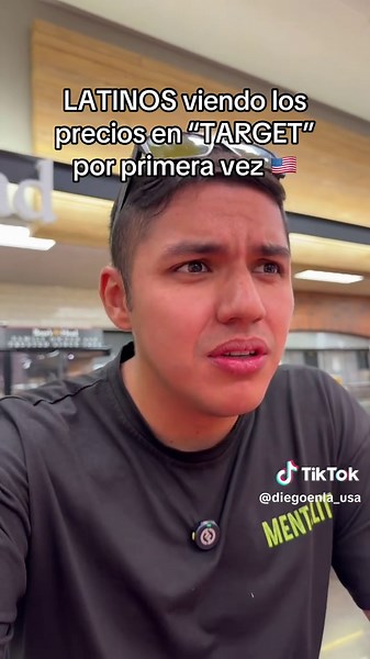 Latinos viendo los precios en “Target” por primera vez 🇺🇸😂 #latinosenusa #sueñoamericano #colombianosenusa #trabajo #ingles