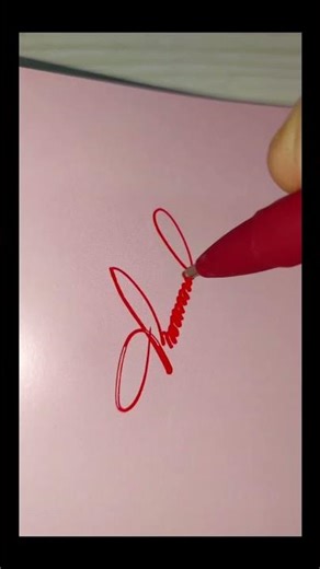 R Letter Signature Style #shorts #signature