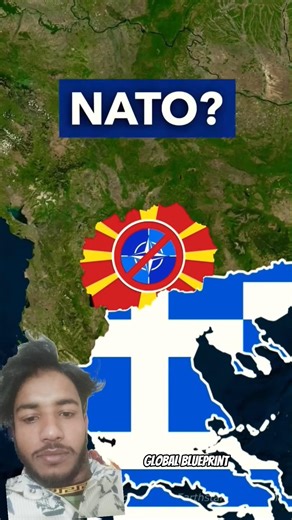 Why Greece Vetoed North Macedonia?🤯#shorts #nato #maps #geography #usa