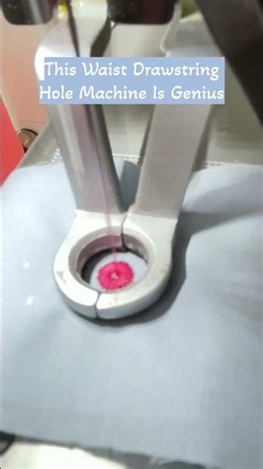 This Waist Drawstring Hole Machine Is Genius #globalsewingtips