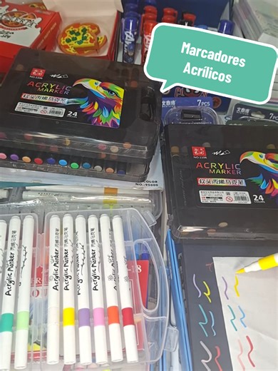 📦Marcadores acrílicos de 12 y 24 unidades ¡No te quedes sin el tuyo! 📲 Escríbenos al WhatsApp 73.555.343 #lapaz_bolivia🇧🇴 #paratiiiiiiiiiiiiiiiiiiiiiiiiiiiiiii #MaterialEscolar #Novedades