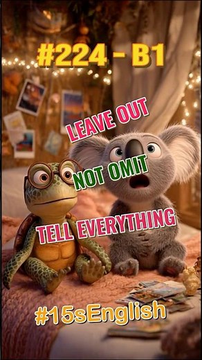 [Q224 - B1] Never Say It Wrong Again: How to Use "Leave Out" Correctly #shorts