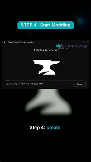 How to Install the CurseForge Launcher for Minecraft #shorts