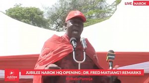 "I'm doing this with a lot of pain, first of all Mimi sikuli Kwa Bibi yako".If Kasongo goes low, Matiang'i is digging a borehole and going lower than he can ever be.