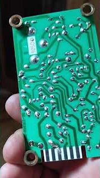 RV water heater circuit board repair