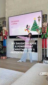 Ava’s annual Christmas list #daughter #christmas #family #parents #parenting #familytime #shorts