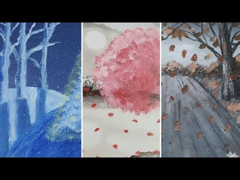 3 Paintings – One Calm Art Video 🎨