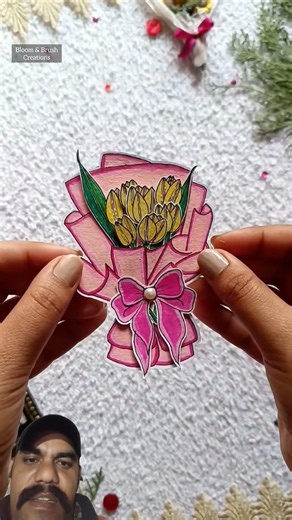 DIY Aesthetic Birthday Card | DIY Gift Ideas #trending #shortsfeed #gift #giftideas #bairthday