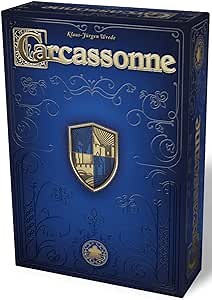 Carcassonne 20th Anniversary Edition - Upgraded Visuals and Gameplay, Strategy Board Game for Ages 7+, 2-5 Players
