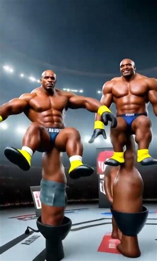 Hulk Gym Battle / Funny Muscle Fight 💚😂 #hulk #shorts