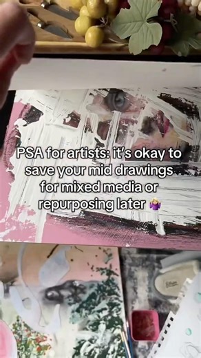 Dont let people call you messy or a hoarder for saving art 💁🏼‍♀️