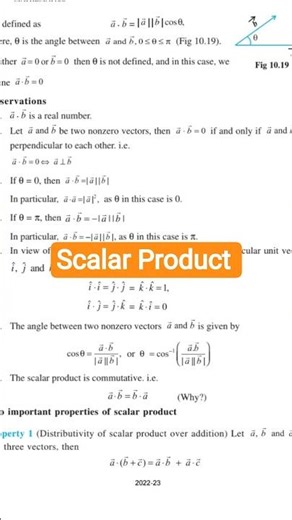 scalar product