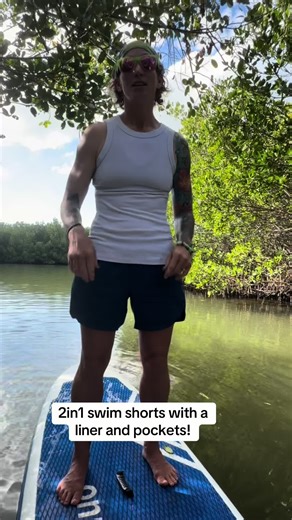 Stylish 2-in-1 Swim Shorts for Women - Perfect for Spring Break