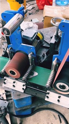 Conveyor Belt Sanding & Deburring Machine for Fabricated Metal
