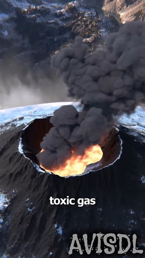 Avis DL on Instagram: "What Happens If You Dump Trash Into a Volcano? 🌋🔥#environment #trash #recycling"