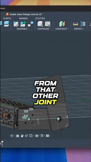 Fusion 360: Unlock Simultaneous Joint Movement #cad #robotics #fusion