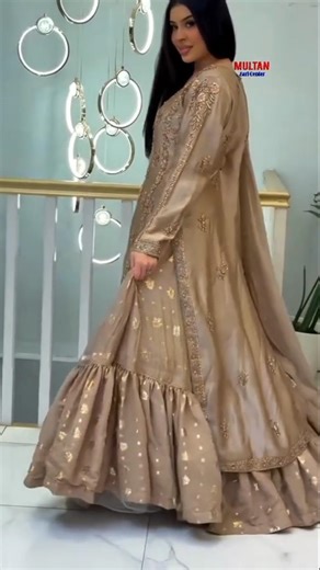 Beautiful customized wedding walima dress #weddingclothes #wedding #shorts #multan zari center