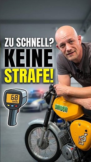 Speeding on a Simson and not getting a ticket?!