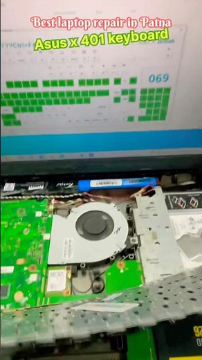 Asus x401 new key 🎹 replace 🧑‍🔧#asus #keyboard#repair #viral #new#windows #laptop#viral #comput