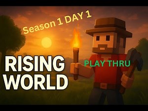 RisingWorld Earth 2.0 | Best Builder in 2025 | Epic Survival Game | Play Thru