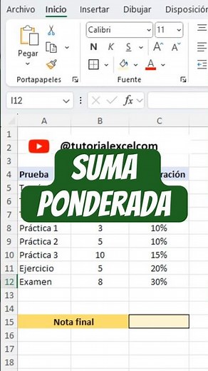 Weighted grades in Excel? SUMPRODUCT does it all! 🎯