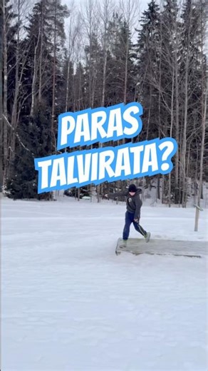 Oisko paras talvirata? #frisbeegolf