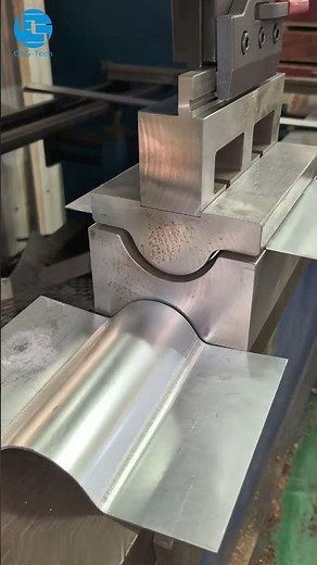 Hydraulic Press Brake Forming | Custom Curved Sheet Metal Channel Fabrication