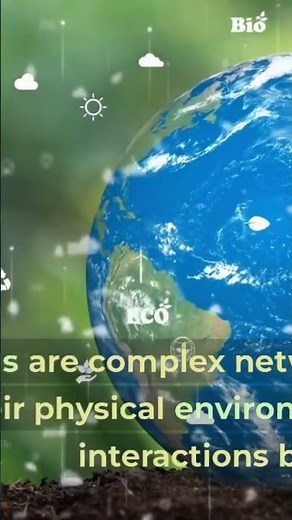 The intricate and interwoven components of Ecosystems,Habitat and Biodiversity #biodiversity#nature