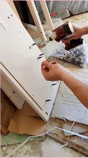 part457#You still🪚need to use a socket wrench when#FurnitureInstallation🛠 #WholeHouse😱Customization