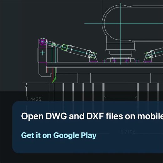 SnapCAD | Open DWG DXF on Android Square