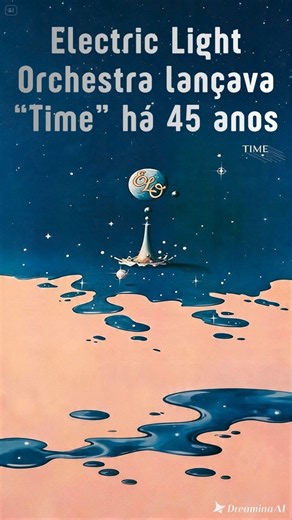 #752 A banda Electric Light Orchestra lançava o álbum "Time" há 45 anos #electriclightorchestra