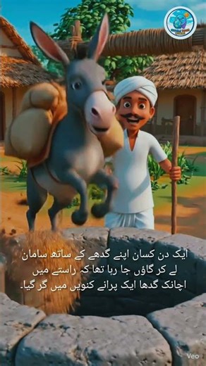 The Farmer and His Loyal Donkey | Never Give Up (Inspiring Moral Story #aestheic