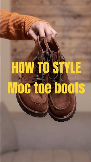 What to Wear w/Moc Toe Boots for Spring Casual Outfit #springoutfitideas #casualmenswear #mensstyle
