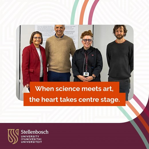 SU Fine Arts and Biomedical students came together to rethink the human heart—its biology, emotions, and human stories. The exhibition encouraged creativity, critical thinking, and a fresh perspective on medicine and art.​ “Seeing real human specimens… I unexpectedly felt a sense of responsibility and purpose I’d never encountered before,” reflects student Carmen Andrag.​ Read more: https://cutt.ly/VteSHL6Q #StellenboschUniversity #HeartWorksSU #ScienceMeetsArt | Stellenbosch University