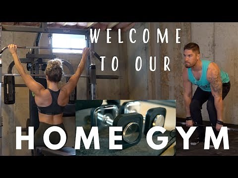 BUILDING A BASEMENT GYM : HOME GYM TOUR