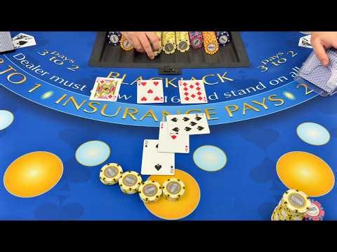 I WON OVER $200,000 WITH MASSIVE DOUBLE DOWN BLACKJACK BETS IN EXCITING $1,000,000 HIGH STAKES GAME!