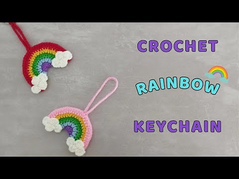 Rainbow pattern crochet | easy crochet rainbow