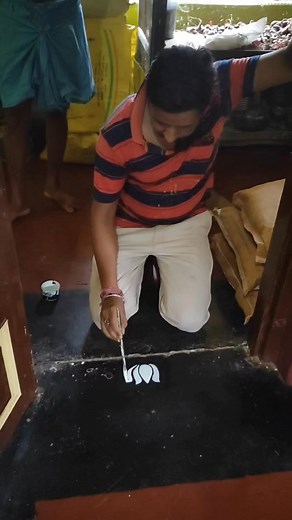 918K views · 10K reactions | ❤️How to draw easy alpona design❤️ ️️️ #wallart #alponadesign #reelsfbシ #highlight #follower #artist | Binay Garai Binita | Facebook